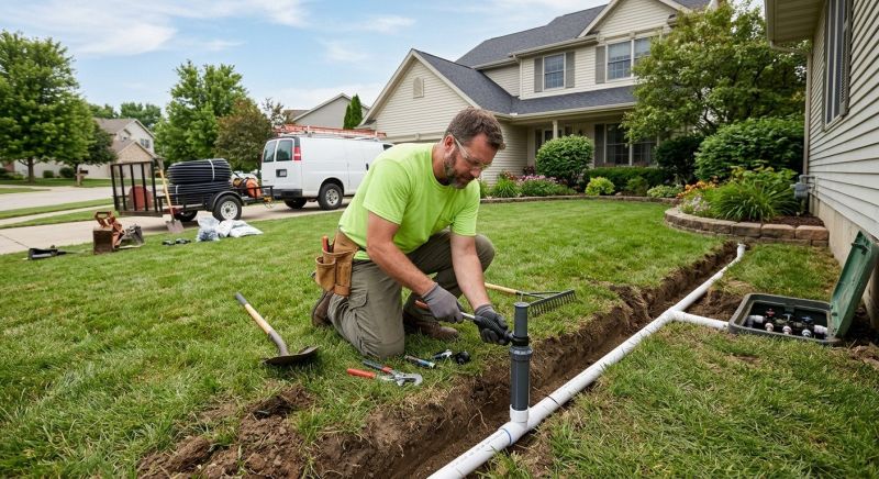 Outdoor Sprinkler Installation in Aiken, SC